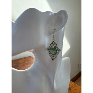 Rhinestone Dangle Earrings NWT